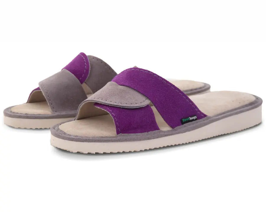 Women's open top toe slippers