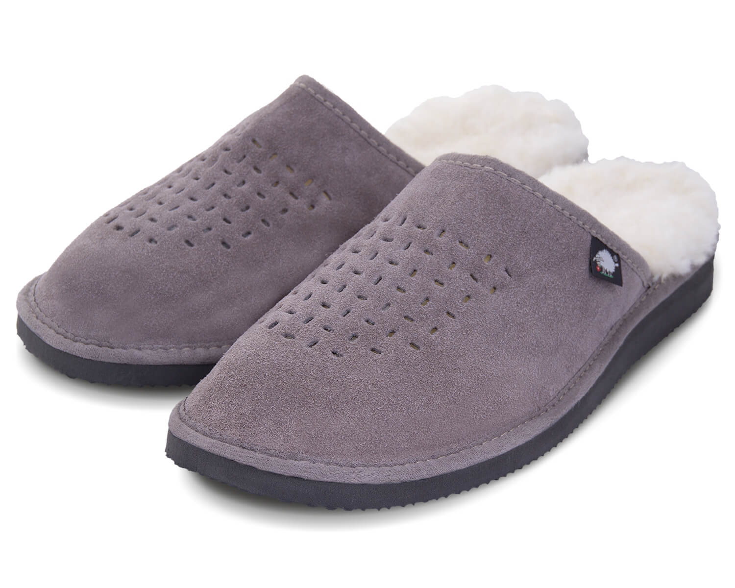 Mens suede mule slippers on sale uk